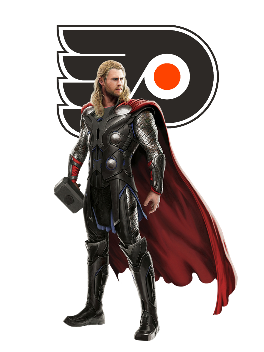 Philadelphia Flyers Thor Logo vinyl decal